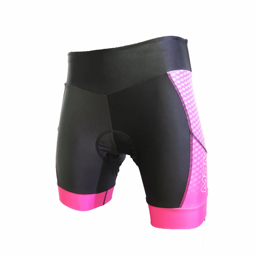Soft band pink cycling clothes,Ladies and girls high waist band cycling short