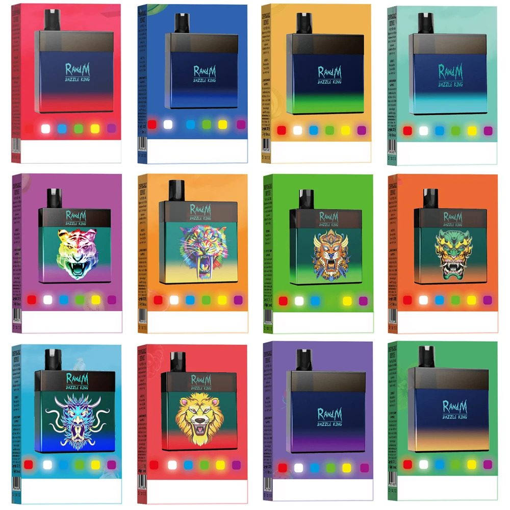 Trending hot USA Original RandM disposable devices wholesale RandM Dazzle king 3000