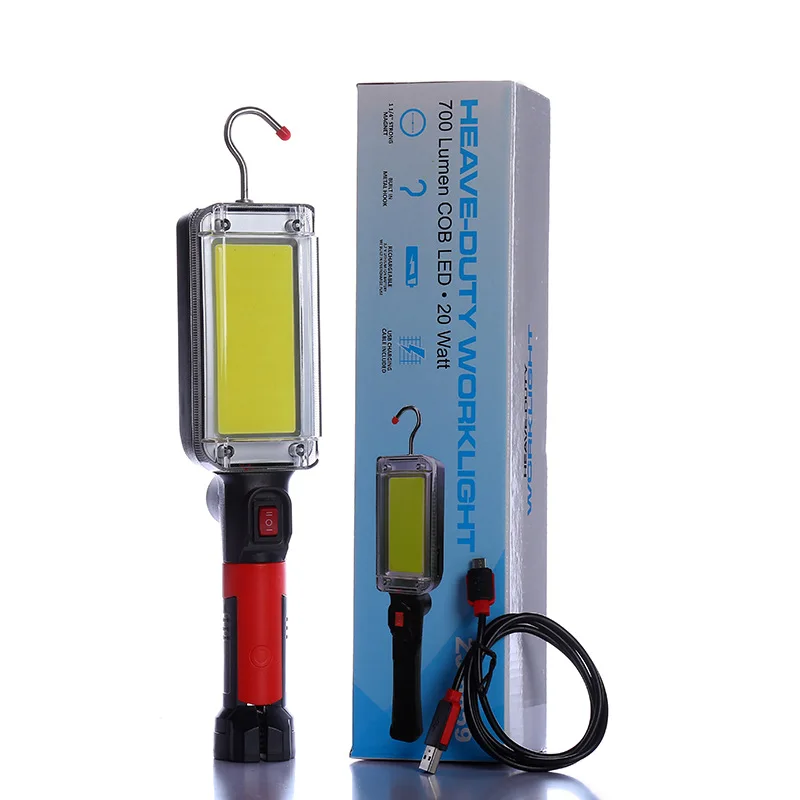 
WARSUN 8859B USB Charging COB Car Maintenance Emergency Vehicle Magnet rechargeable led torch work light 