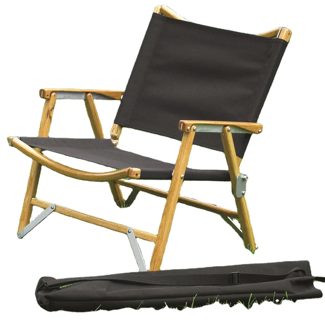 High Quality aluminum furniture kermit chair Wood grain portable folding camping outdoor chair
