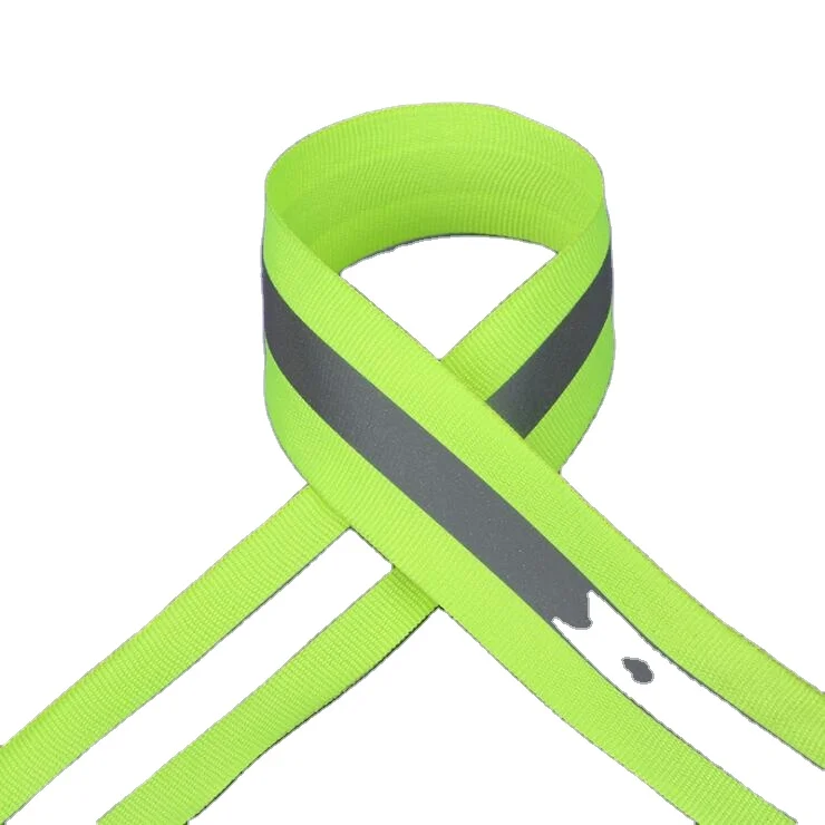 Silver High Visibility Warning Safety Strip Reflective Caution Fabric Tape