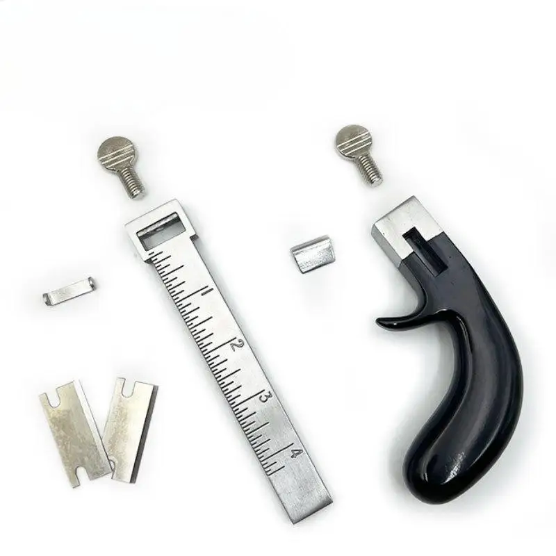 Leather Hand Cutting Tool Leather Craftool Strap Cutter Wooden Strip And Strap Leather Belt Cutter