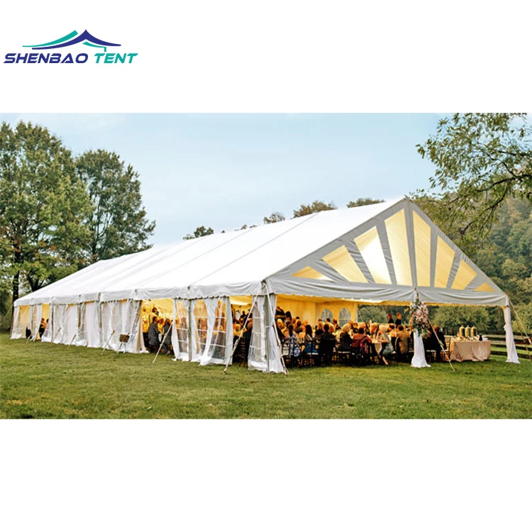 200 People Outdoor For Events A-shaped Wedding Party For Sale Festival half open ventilate Tent