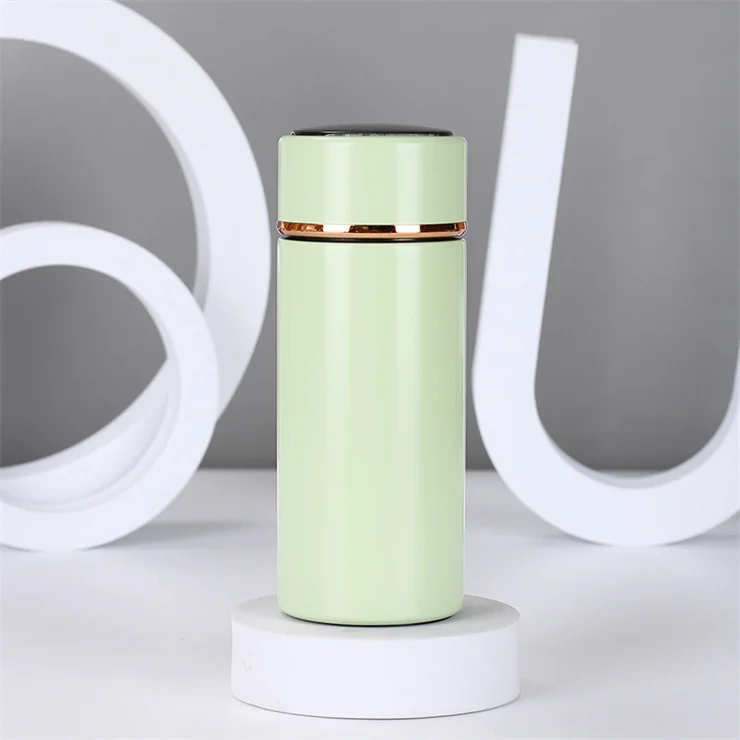 Led Temperature Display Smart Water Bottle Smart Travel Thermos Cup Water Bottle Led Bottle 280ml