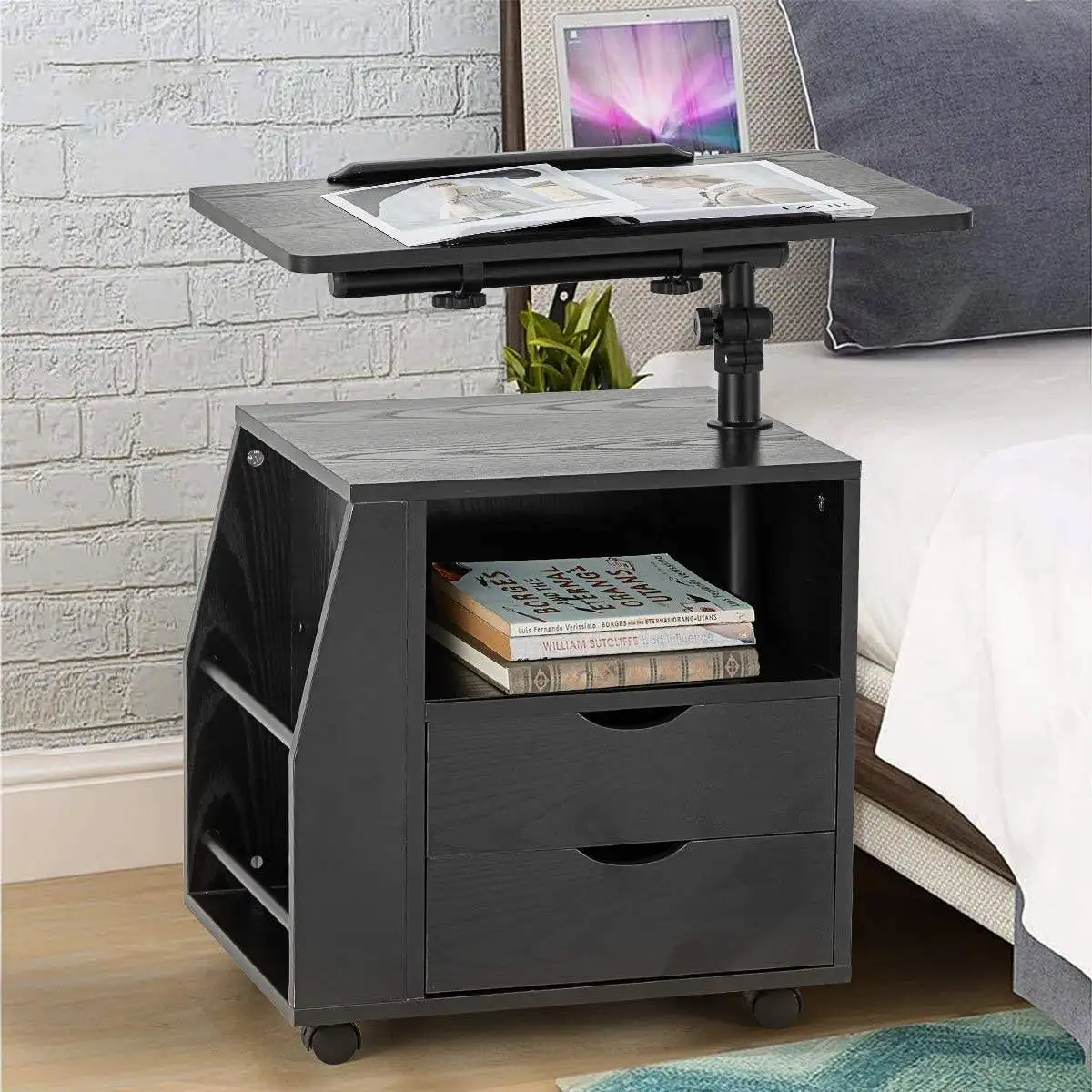 Bedside Lifting Laptop Table Modern Minimalist Bedside Table Coffee Table