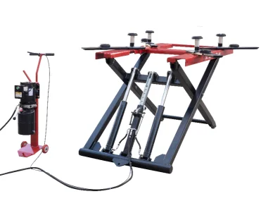 Hot Sale Red 1000lbs Scissors Hydraulic Motorcycle Lift Table with CE