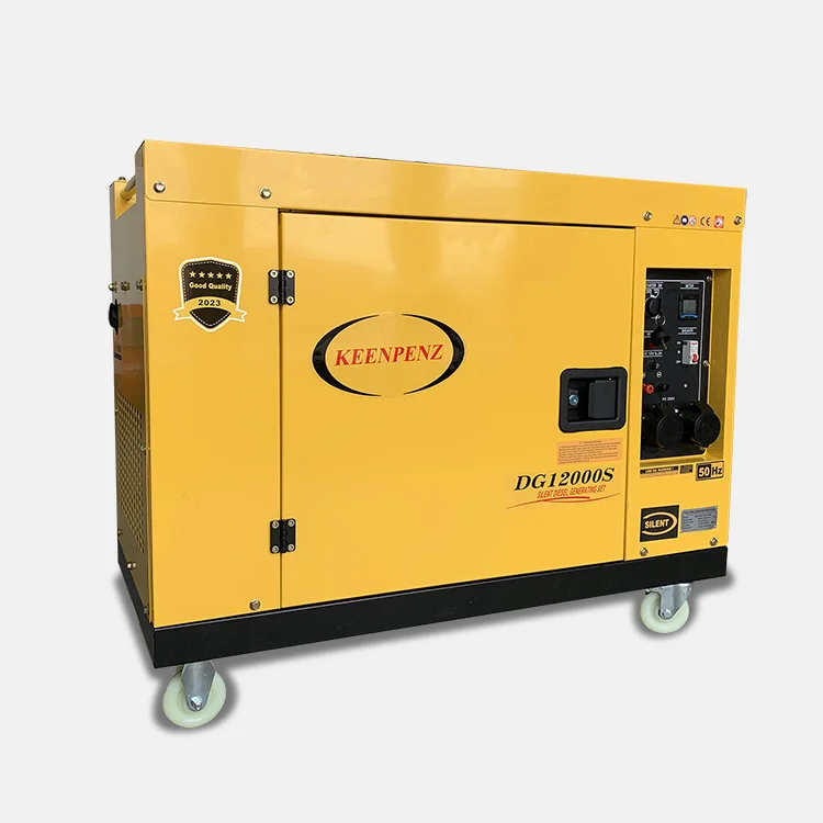 10KW 12KW New design hotel emergency generator 50HZ 60HZ soundproof diesel generator for sale