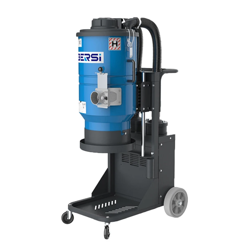 
Two Ametek engine concrete polishing dust free vacuum cleaner 