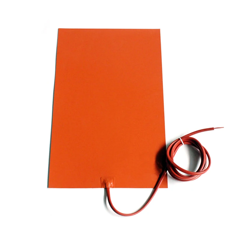 100x100MM 200x200mm 300*300mm  500x500 mm 12V 24V 36V 48V 110V 220V 100W 200W 300W 400W 3d printer silicone heat bed
