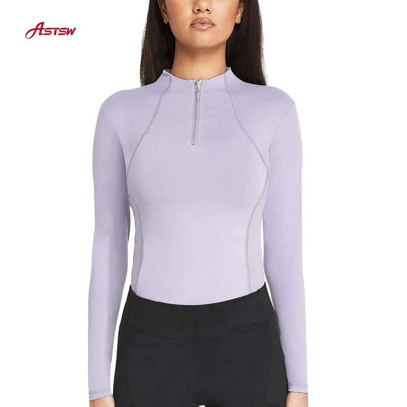 
Hot Sale Polyester Equestrian Garment Riding Tops Women Four Way Stretch Riding Wear  (1600144939558)