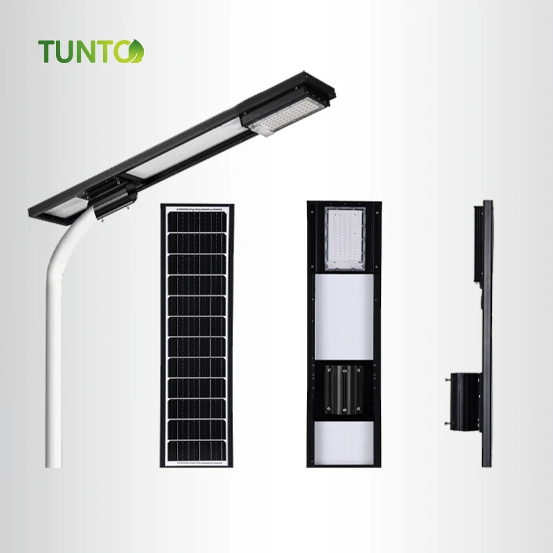 Light Sensor IP65 Outdoor Garden Light Waterproof  60W 120W 180W  integrated All in One Solar LED Street Lamp Energy autonomy