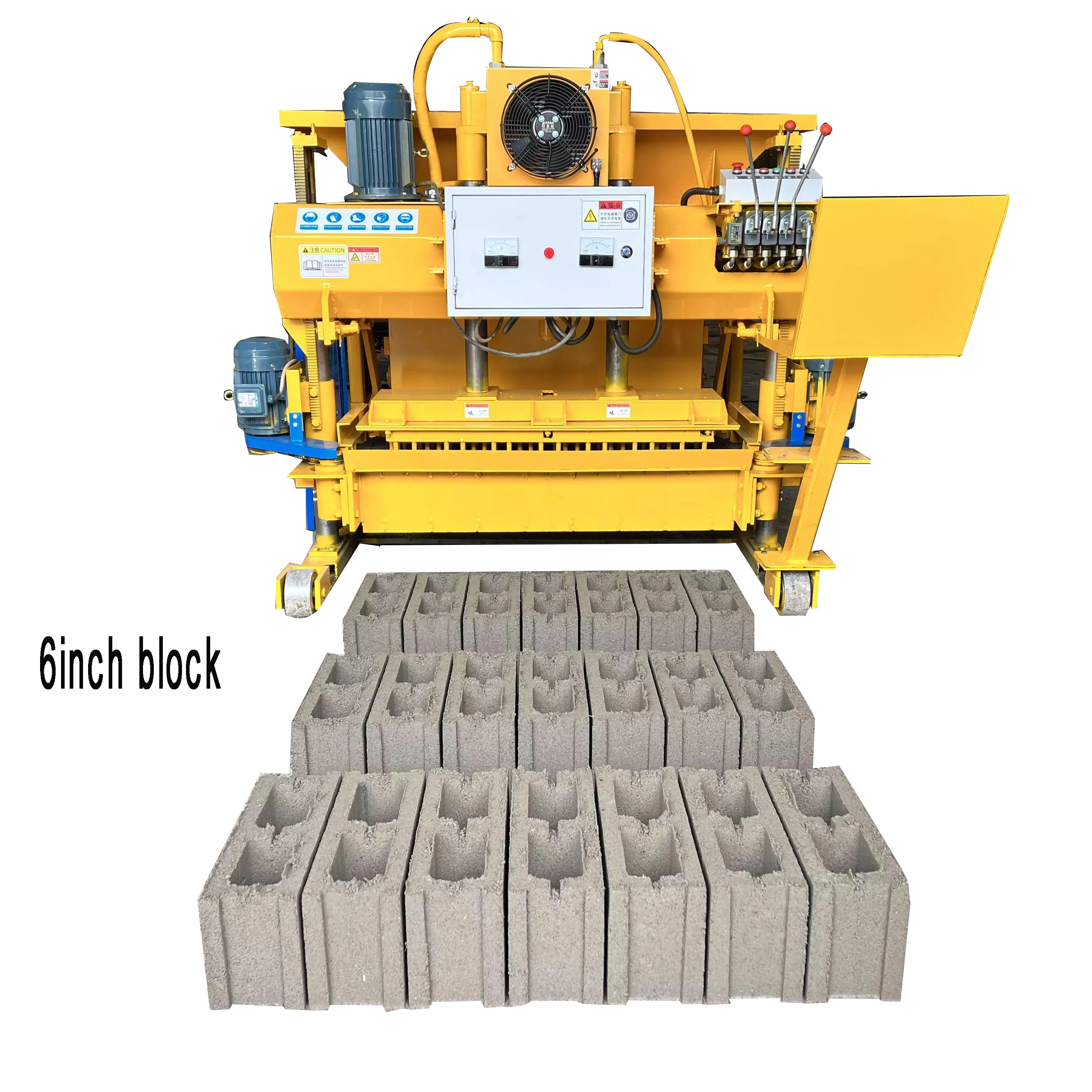 WT6-30 мобильный пустотелого бетонного блока машины горячей продажи