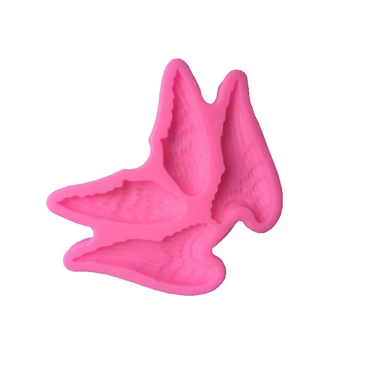 
Angel wings liquid silicone cake mold chocolate diy 