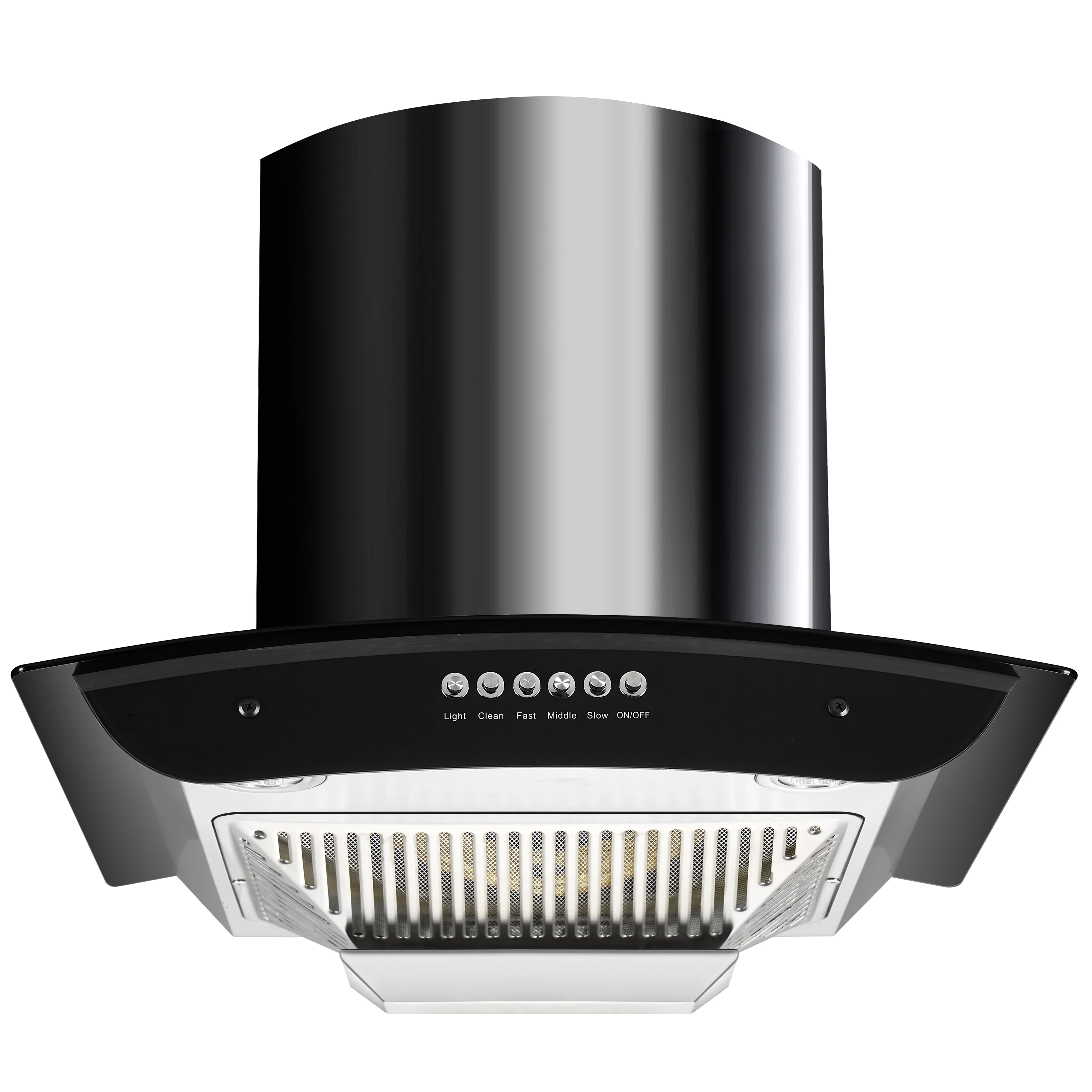 90 cm Wall Mounted Chinese Black Chimney 30 inches Range hood kitchen smoke extractor