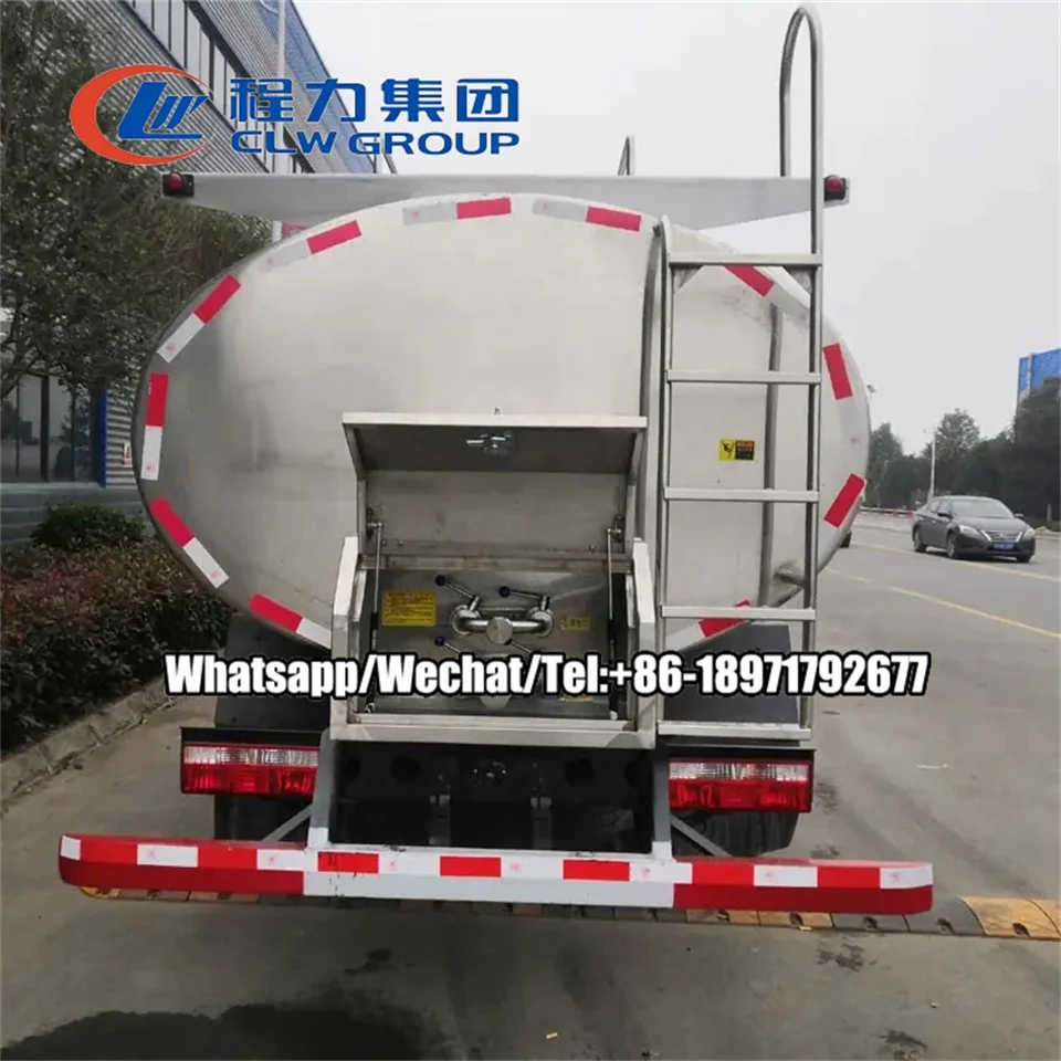 Dongfeng мини 3000 литр 5000 литров из нержавеющей стали Автоцистерна для молока/грузовик доставки молока