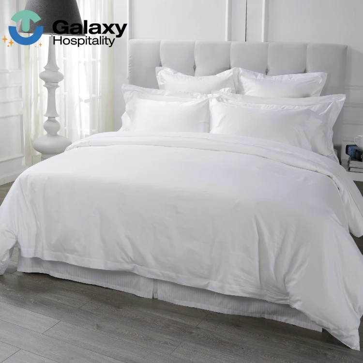 High Quality Hotel Bed Sheets Set Embroidered Bed Linens For Sale Cheap