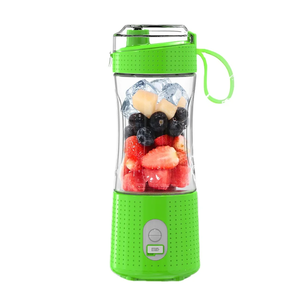 Лучшая портативная соковыжималка винтажный мини-блендер чашка для фруктов блендер 380 мл портативные бутылки блендера с зарядным портом