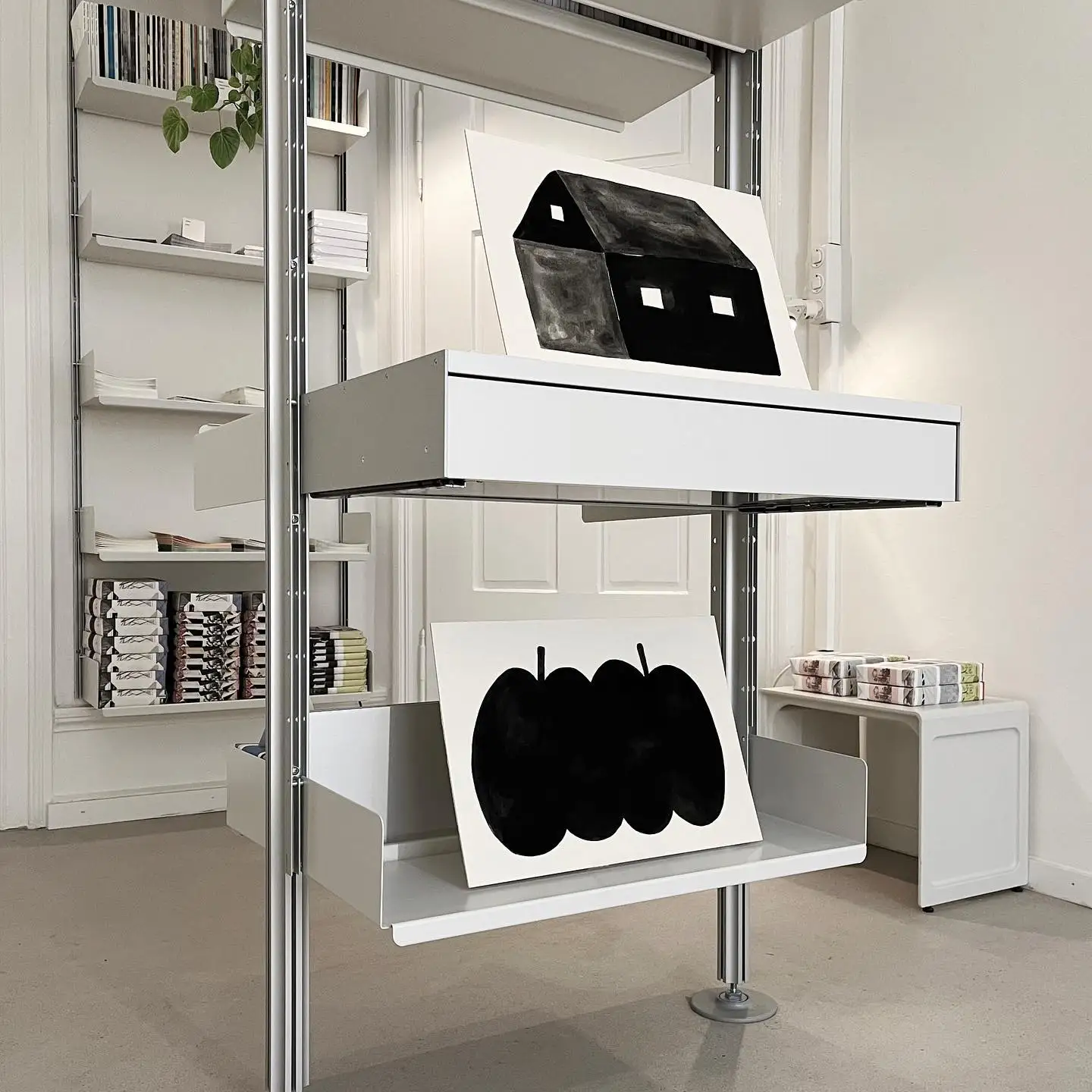 Modular shelving system wall units storage shelf for home 606 universal shelving system metal shelving units