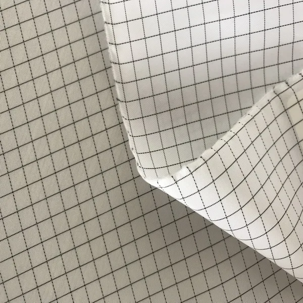 5mm Grid Cleanroom Antistatic Fabric with Carbon Yarn