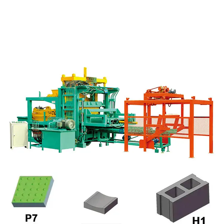 automatic belt palletizer 6 inches block making machine block making machine hollow blocks making machine