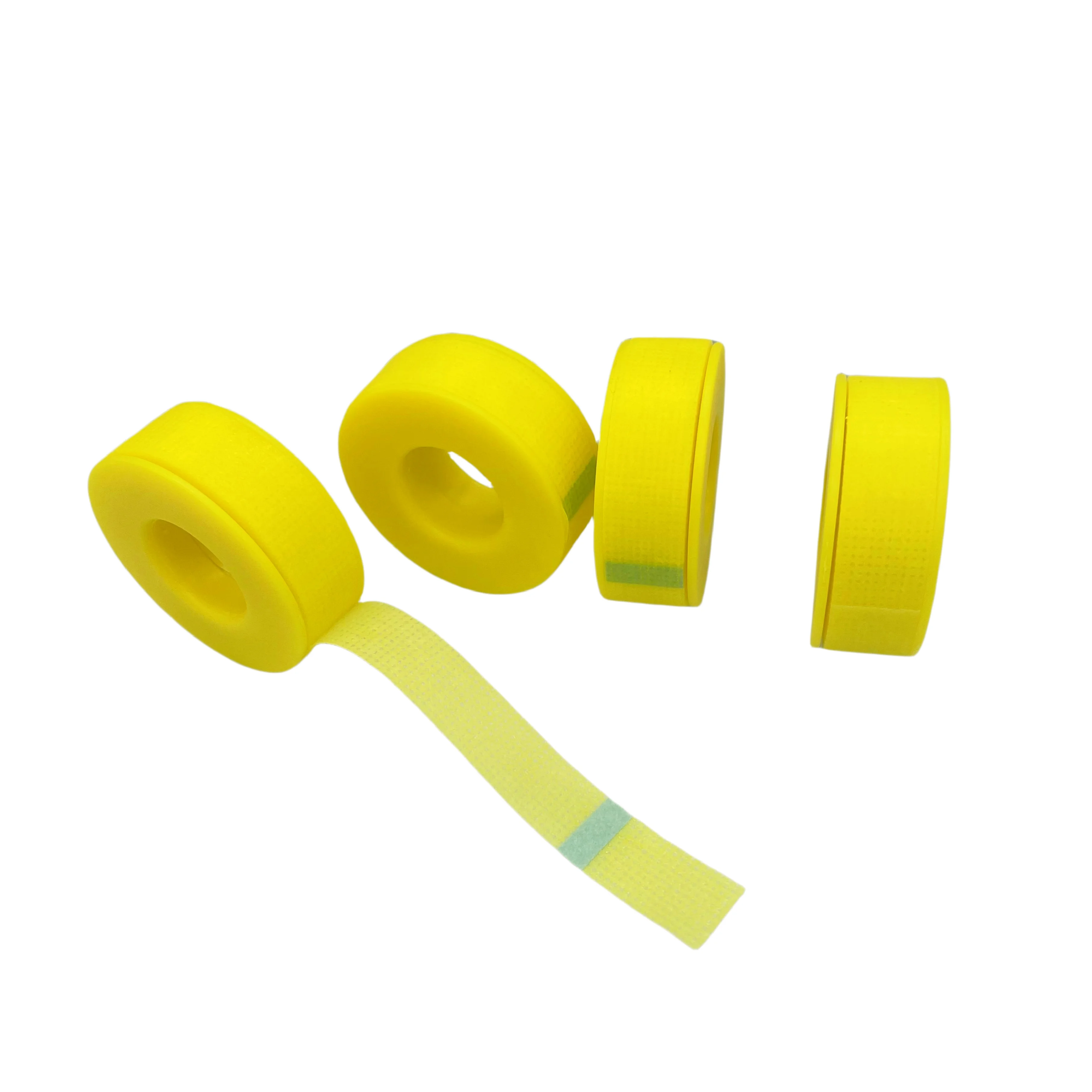 New design eyelash extension lash supplier yellow silicone gel sensitive lash tape