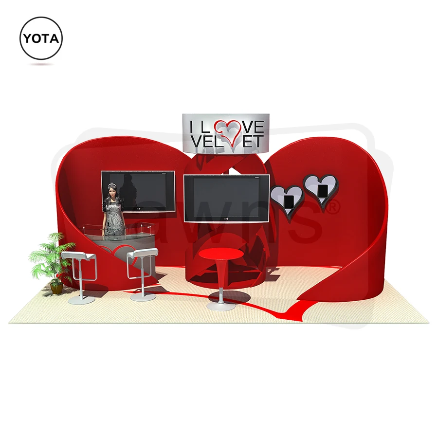 Tawns New Design Custom Printing Enclosed Light Slow Small Photobooth Machine Tension Fabric Trade Show Display 360 Photo Booth