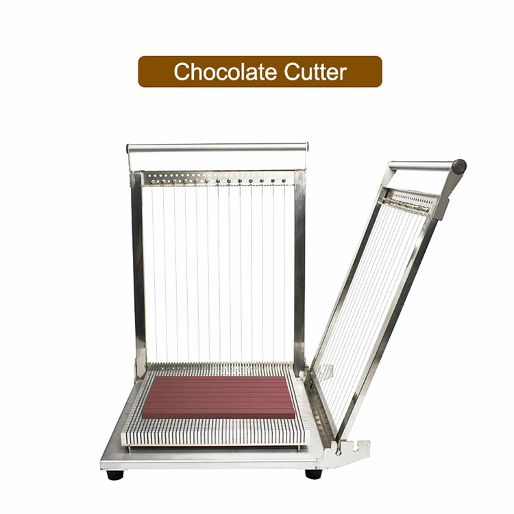 Food-Grade Stainless Steel Manual Chocolate Guitar Cutter Machine for Cake & Cheese Block Cutting Water-based Ingredients