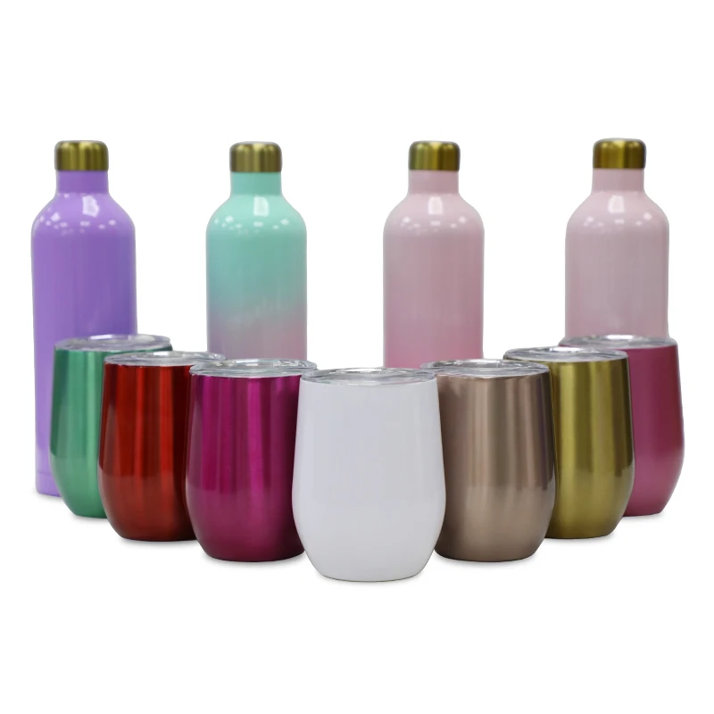 2022 Eco Friendly 350 ml Reusable Beer Mug Factory Price Wholesale Drinking Bottle 304 Double Stainless Steel Coffee Bottle