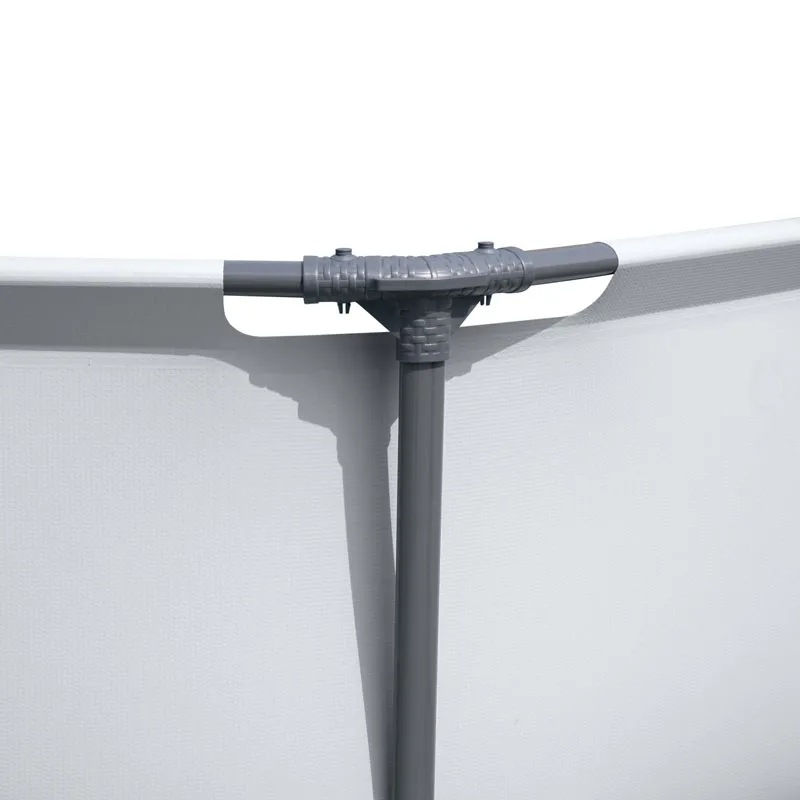 Bestway 56406 outdoor family adult prism frame round set PVC swim pool above ground swimming pool