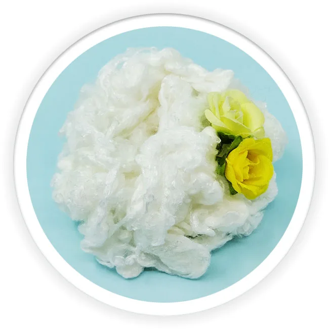 Dope dyed 1.4D 38mm natural bamboo fiber products