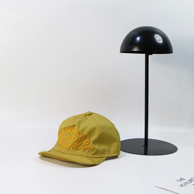 Детская шапка LYX73 в новом стиле, Детская тонкая уличная Кепка От Солнца, кепка с мягкими полями и вышивкой в виде букв для весны/лета