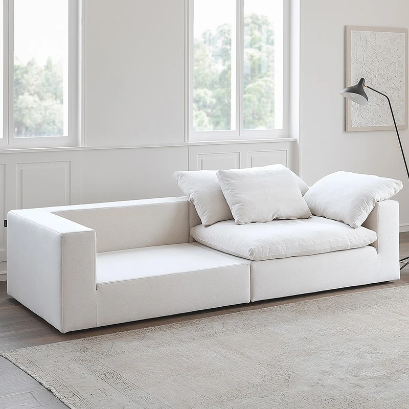 WESOME Italian 4+1 Seater Luxury American Corner Modular Sectional Sofa Set Furniture Couch For Living Room