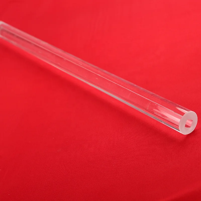 High temperature resistant Shi Ying glass tube glass barrel Shi Ying heating tube transparent quartz tube