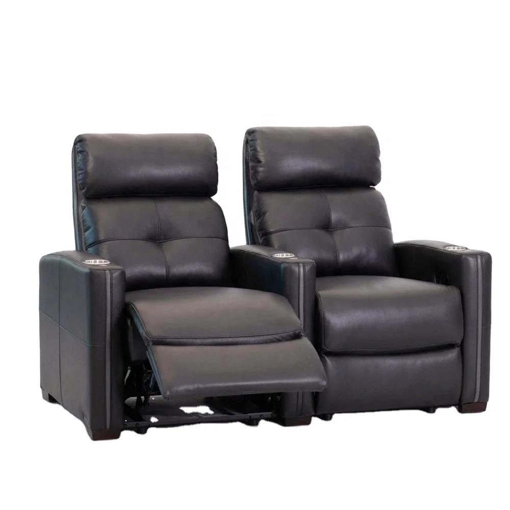 JKY Furniture ZOY Comfortable Power Reclining Cinema Movie Home Theater Recliner Sofa