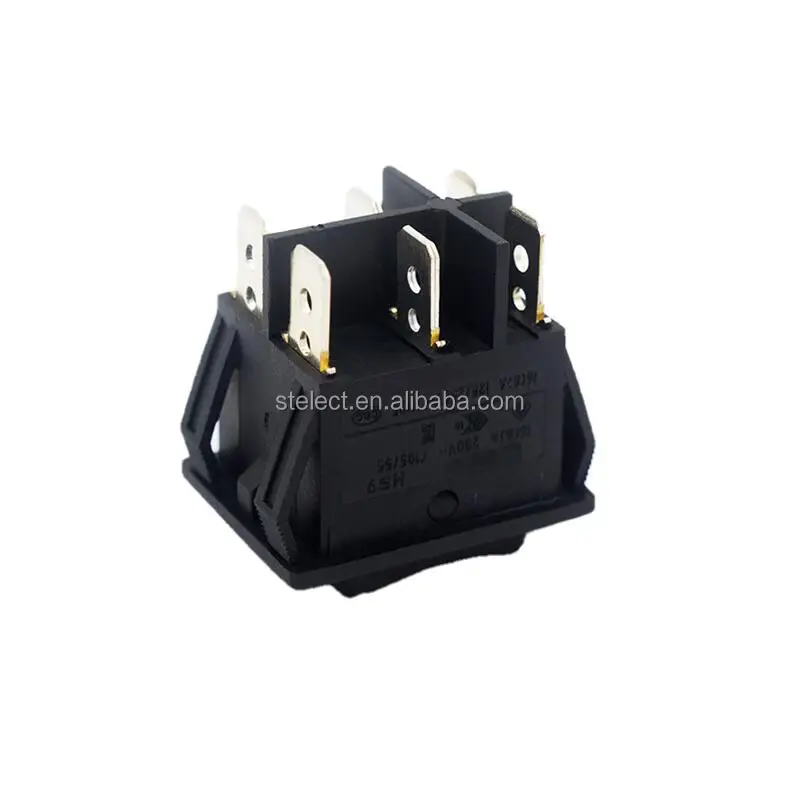 rocker switch 6 pin Rocker Switch Button ON OFF ON 20A 125VAC 3 Position 6 Pins
