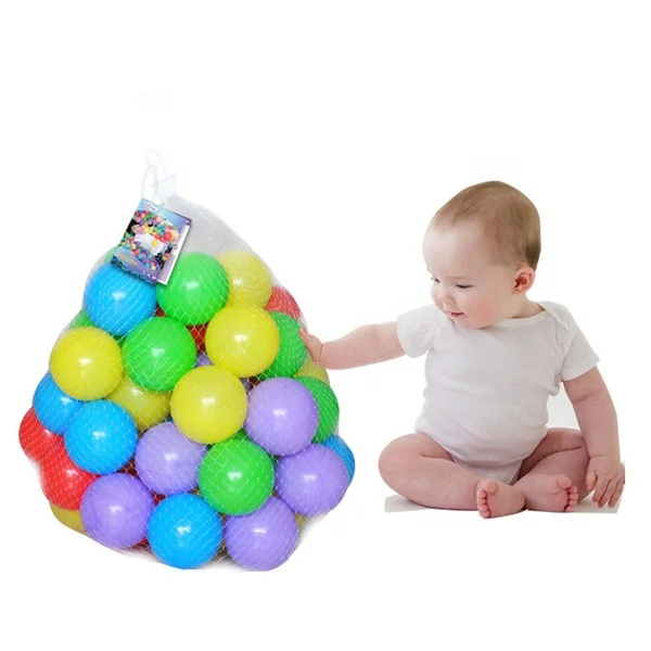 High Quality 65mm Bulk Plastic Soft Toy Balls for Kids Play Unisex 6cm PE Playground Ball for Babies and Ball Pit Use