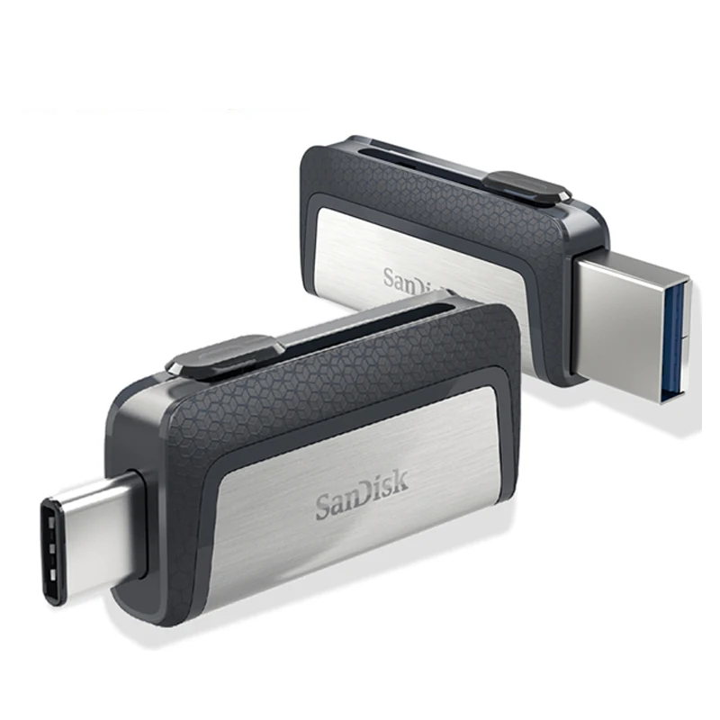  Оптовая продажа двойной флеш-накопитель SanDisk Ultra Dual Drive SDDDC2 usb 64гб 128GB USB 3 1 Type-C флэш-накопитель 16 гб оперативной памяти 32 встроенной