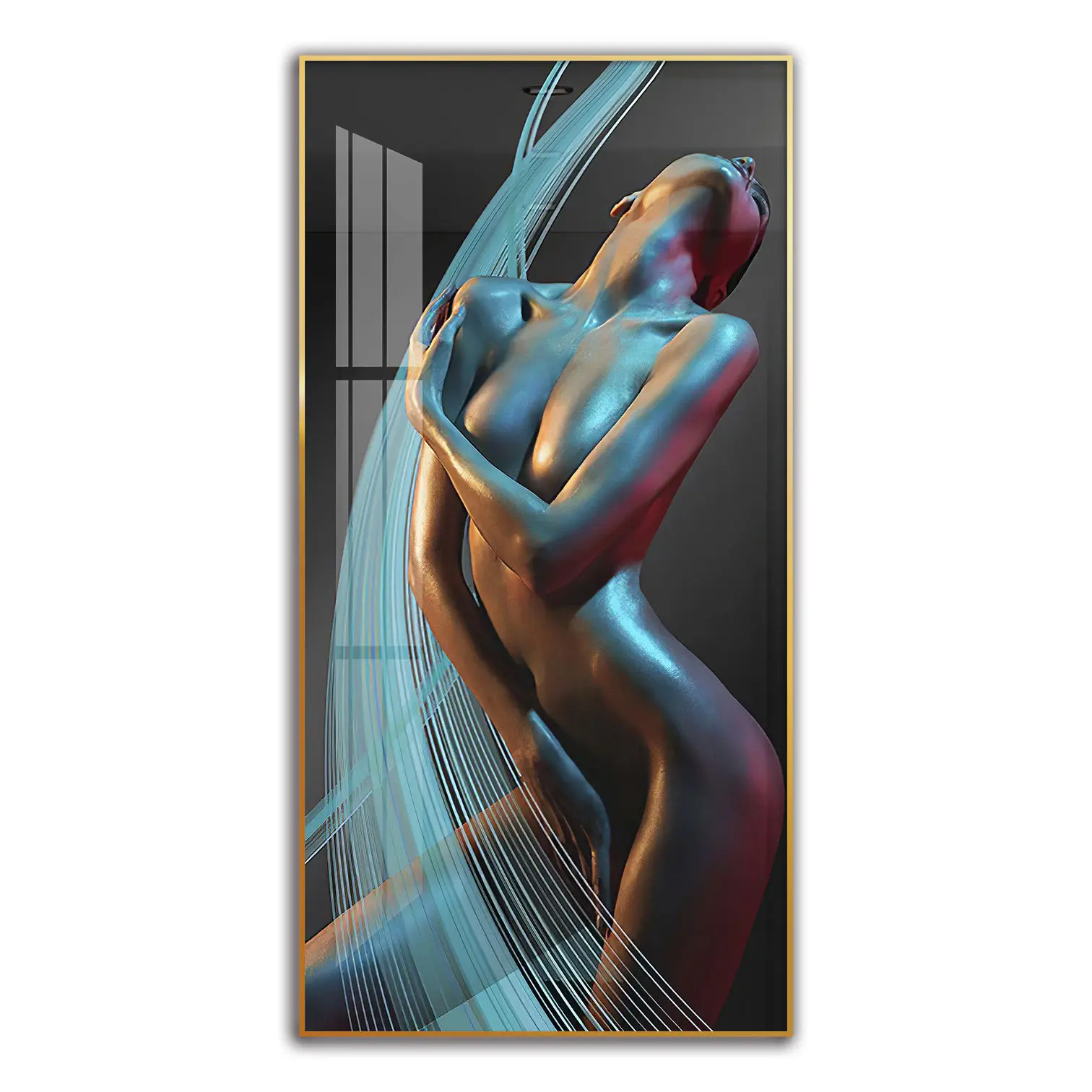 Custom black White Sexy Woman Nude Body Art Canvas Paintings Nordic Poster Wall Art Prints canvas Home Decor wall art luxury