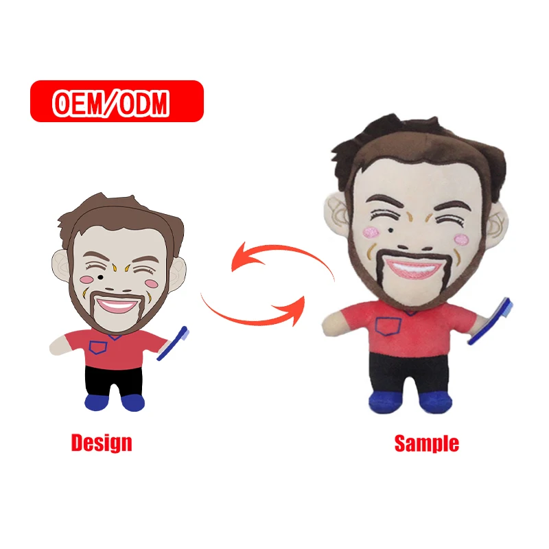 Customized Doll 20cm Handmade Plush Doll Based On Artist Design For Game Character And Figures