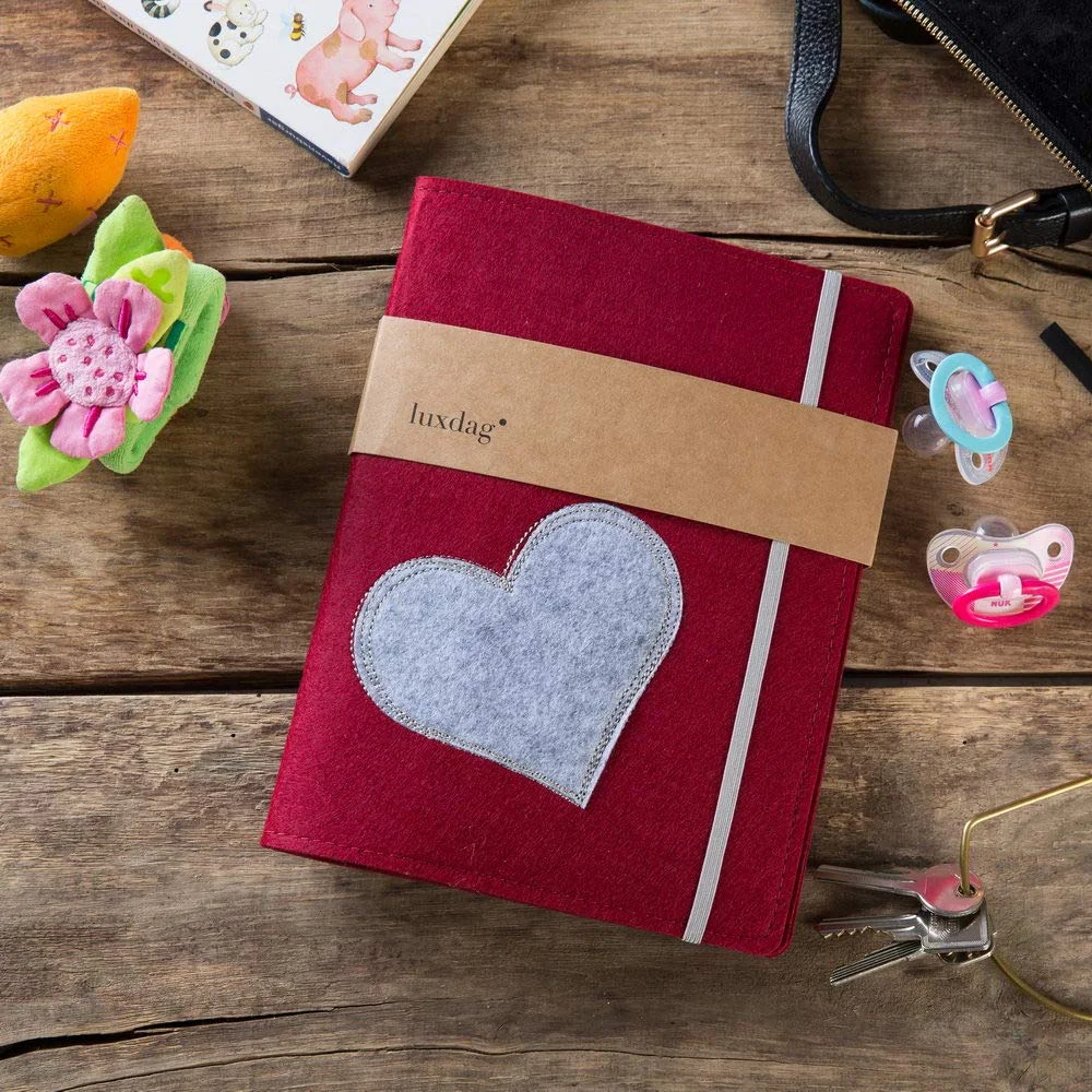 High quality Embroidery Felt Mutterpass Mother Passport Cover