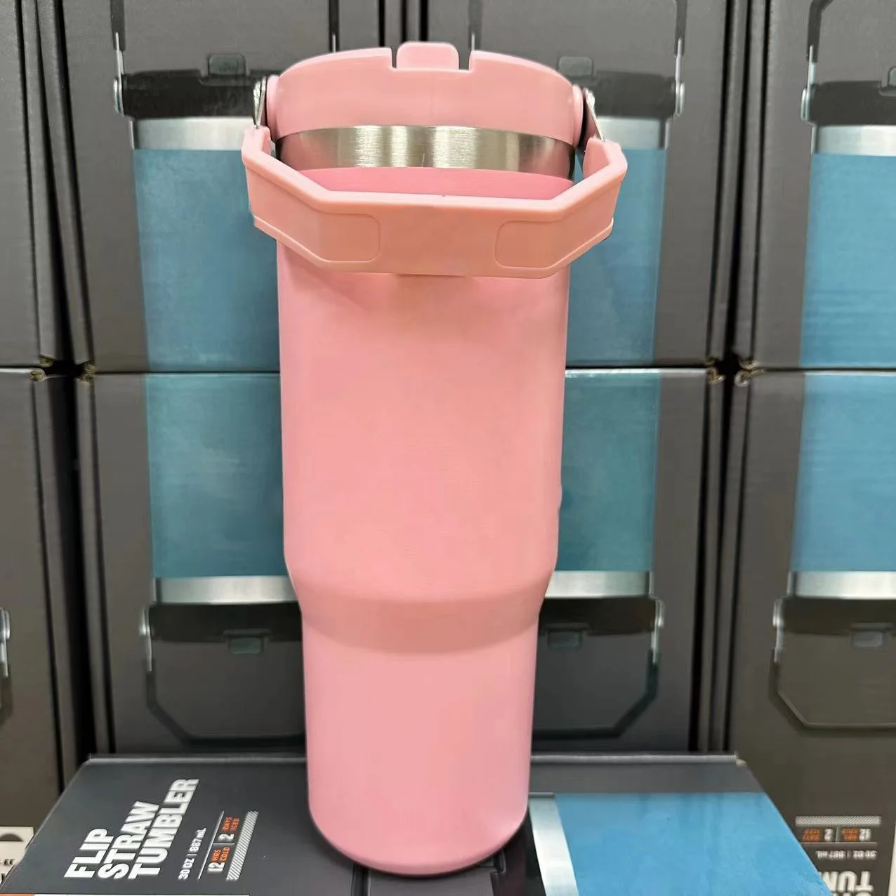 30oz H2.O FlowState Thermos Tumbler Camelia Limited Edition Quencher Orchid Rose Quartz Orchid Cream
