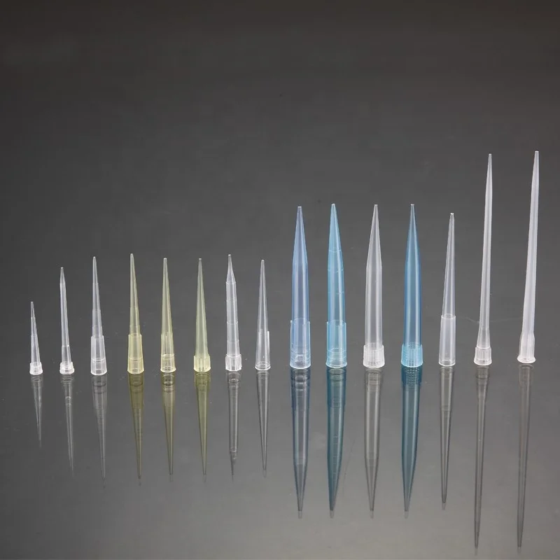 10ul 200ul 1000ul Filter Pipette Tips Plastic Pipette Tips