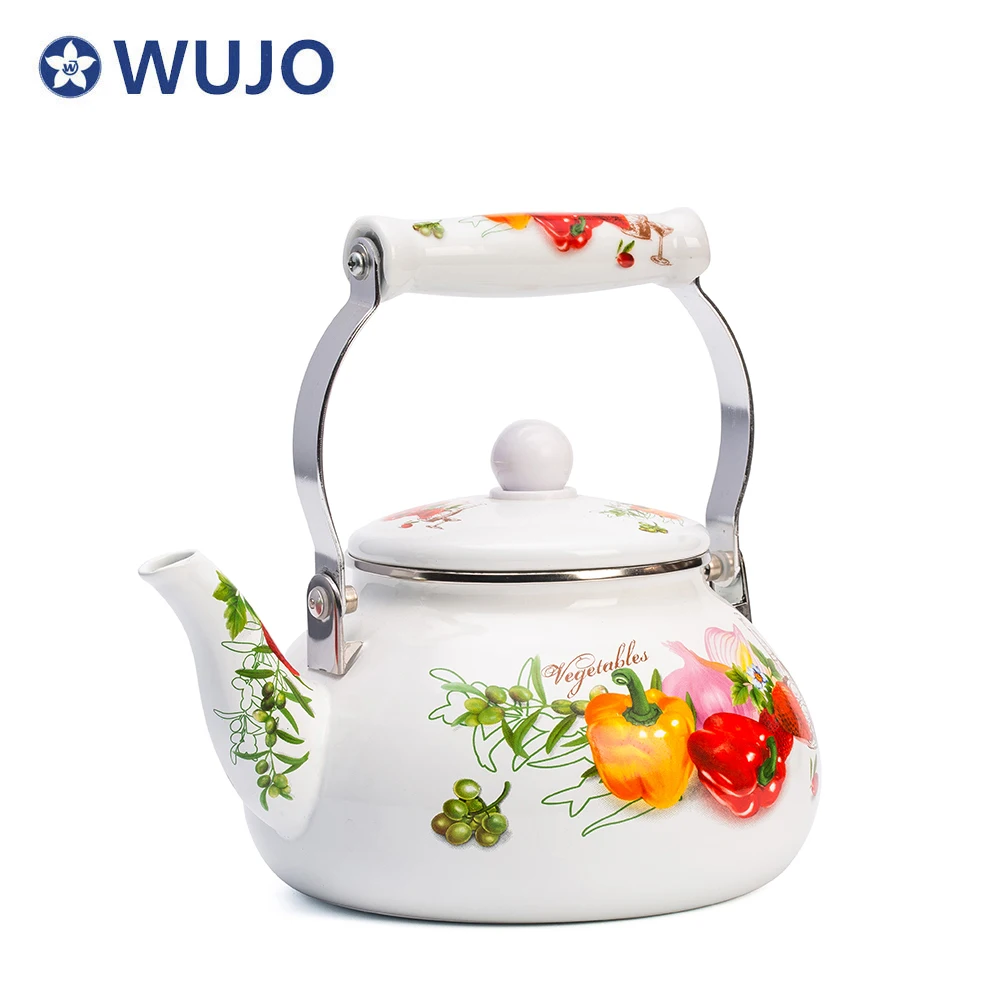 WUJO эмалированный портативный чайник для продажи