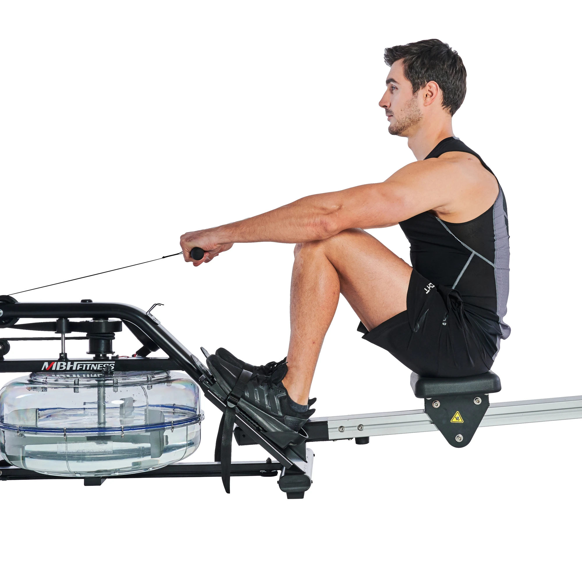 Cardio Fitness Gym Equipment Water Rower Rowing Machine