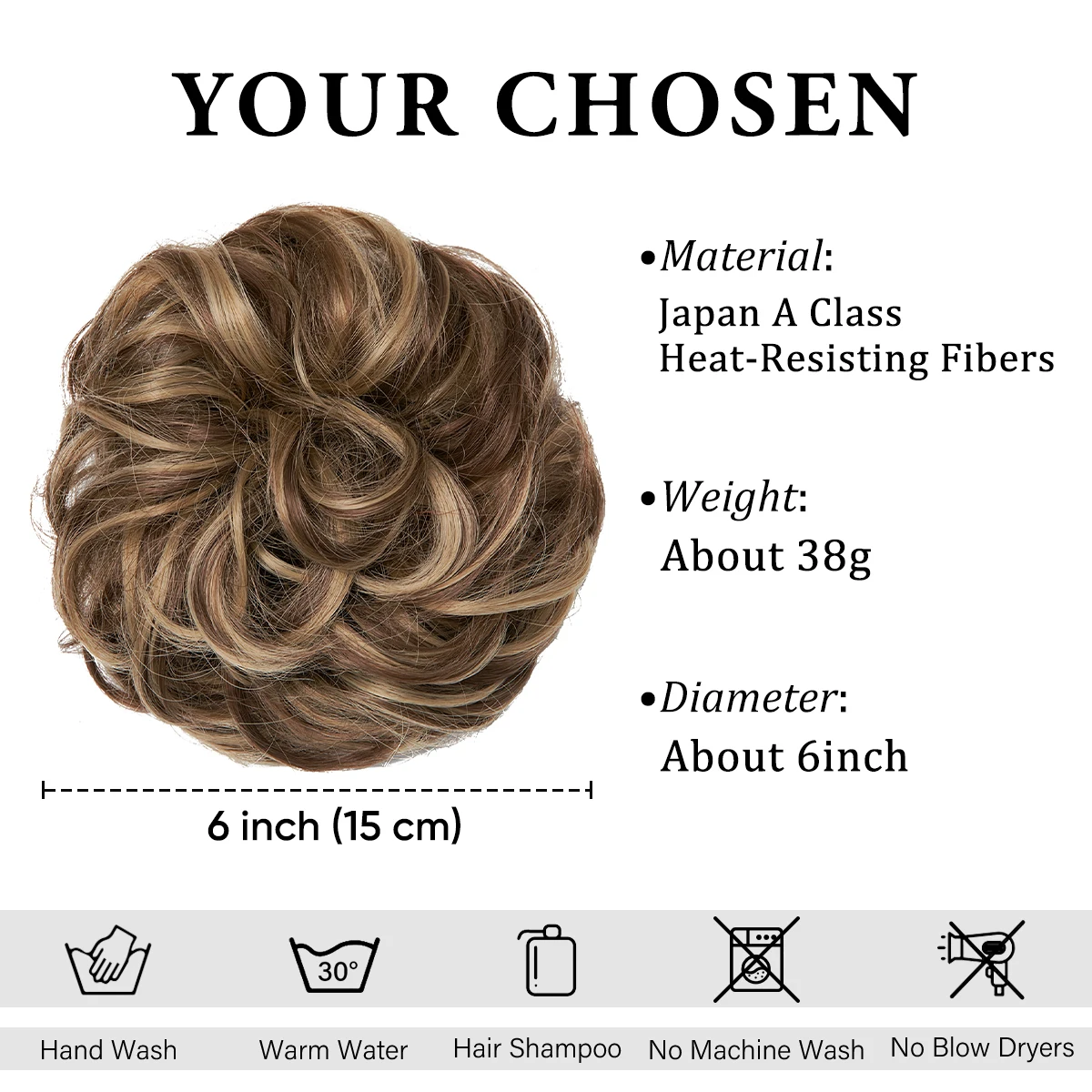 Summer Updo Hairstyles Wholesale Hair Donut Bun Curly Elastic Synthetic Easy Messy Extensions Hair Chignon For White Women