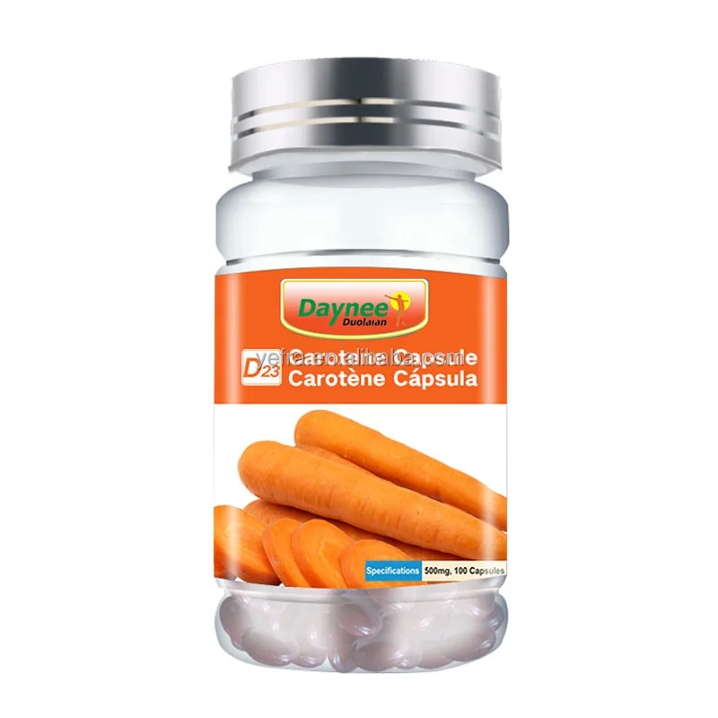 Hot selling Carotene Soft Capsules protect vision Beta Carotene Lutein Ester soft capsules wins town products