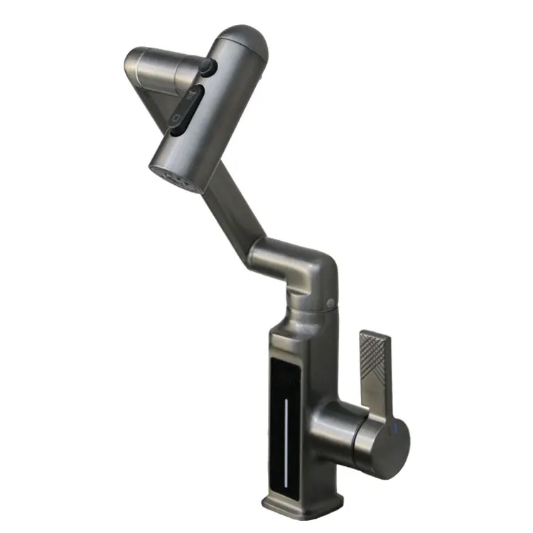 Temperature Digital Smart  Sink Mixer Wash Tap Sprayer Hot Cold Water  Basin Faucet