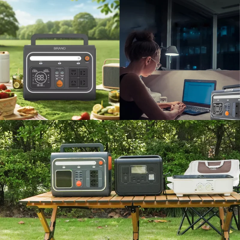 1200W/1024Wh emergency power supply for power outage portable power station for camping and outdoor