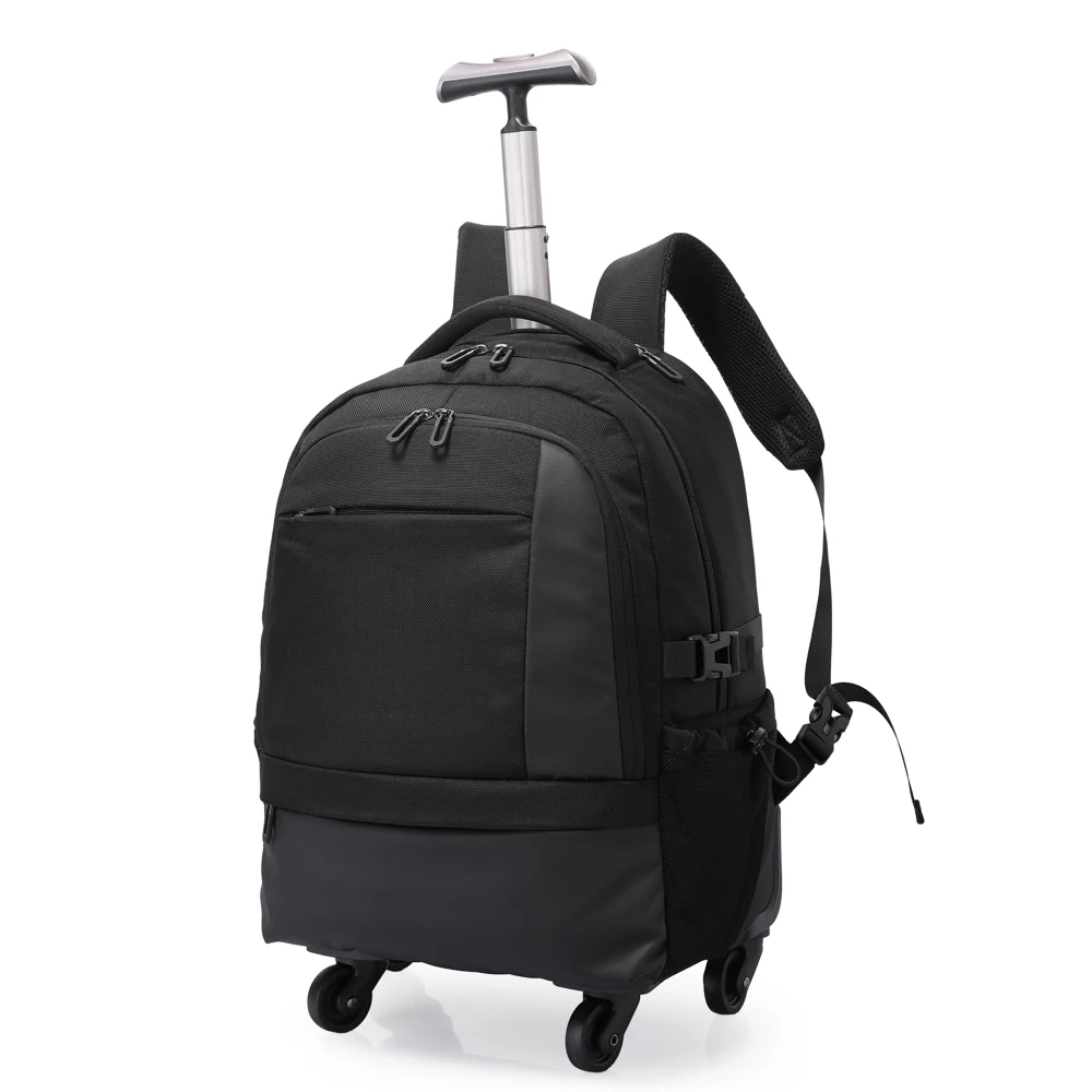 Custom large capacity soft fabric big suitcase trolley business travel bag custom duffle bag