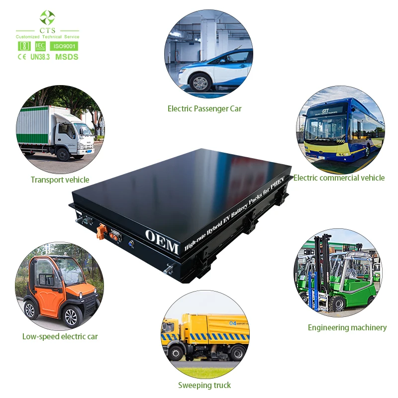 CTS 300v 330v 400v 25ah 30ah Lifepo4 Battery Pack for Electric Hybrid Car Battery PHEV